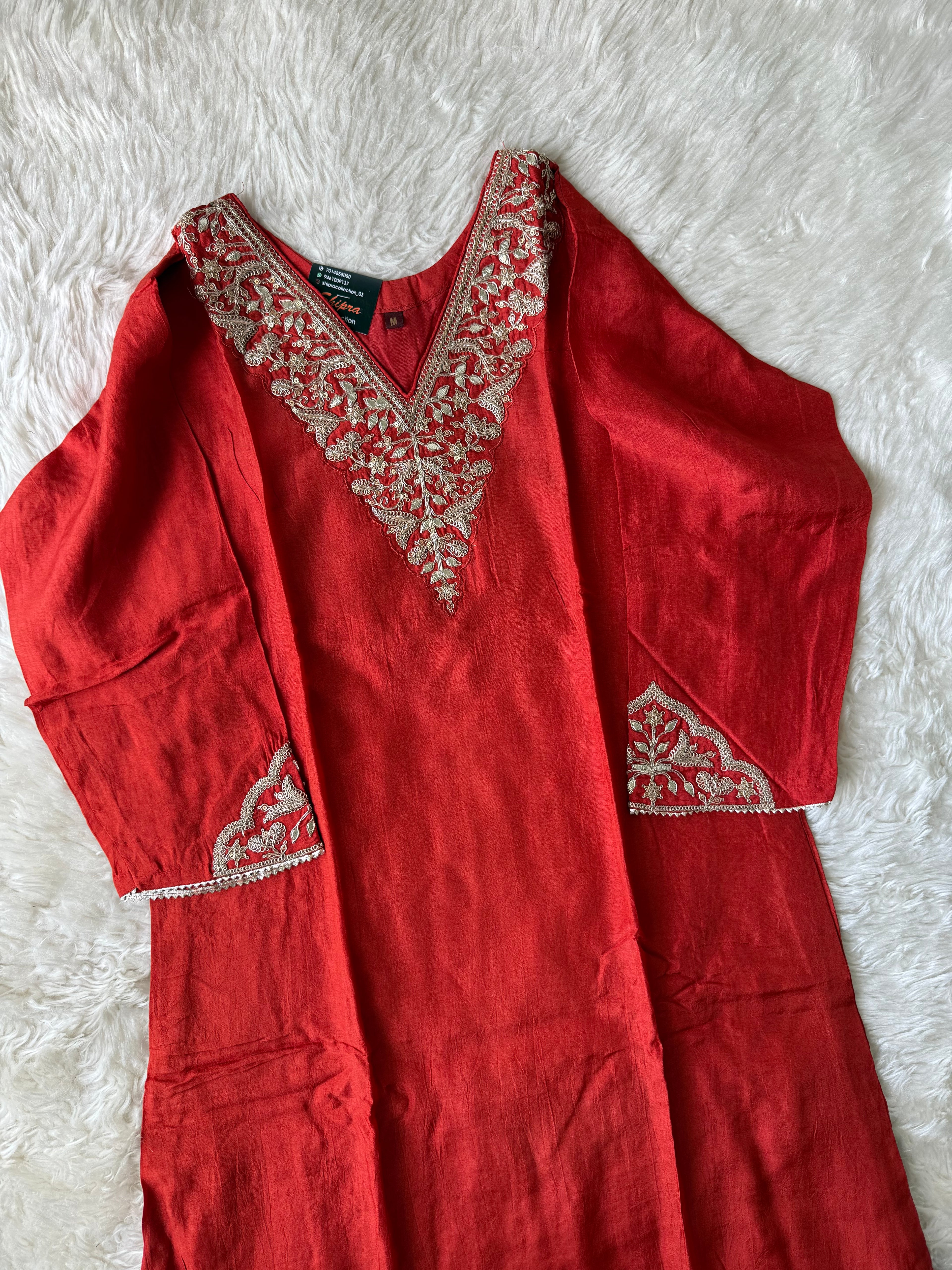 Dola Silk Kurti Pant Dupatta Set