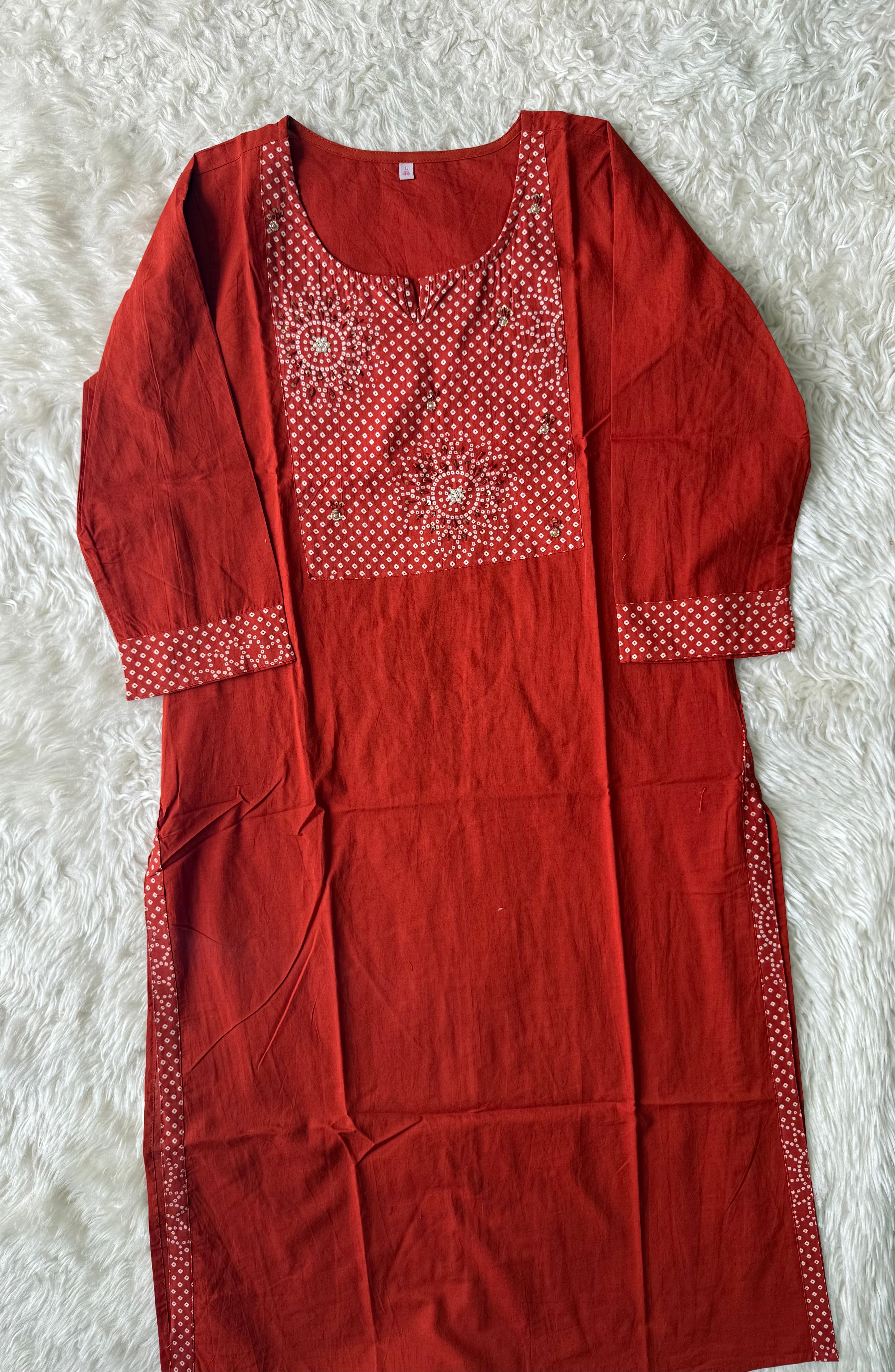 Premium Cotton Kurti Pant Set