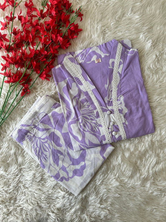 Pure Cotton Kurti Pant Set