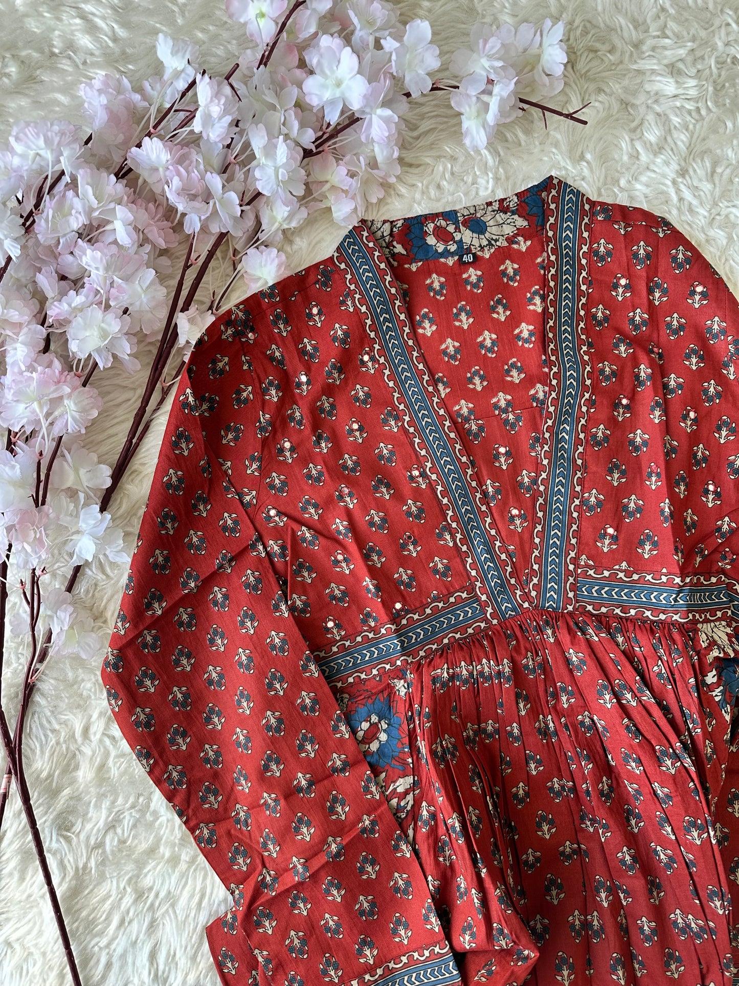 Premium Cotton Alia Flare Kurti