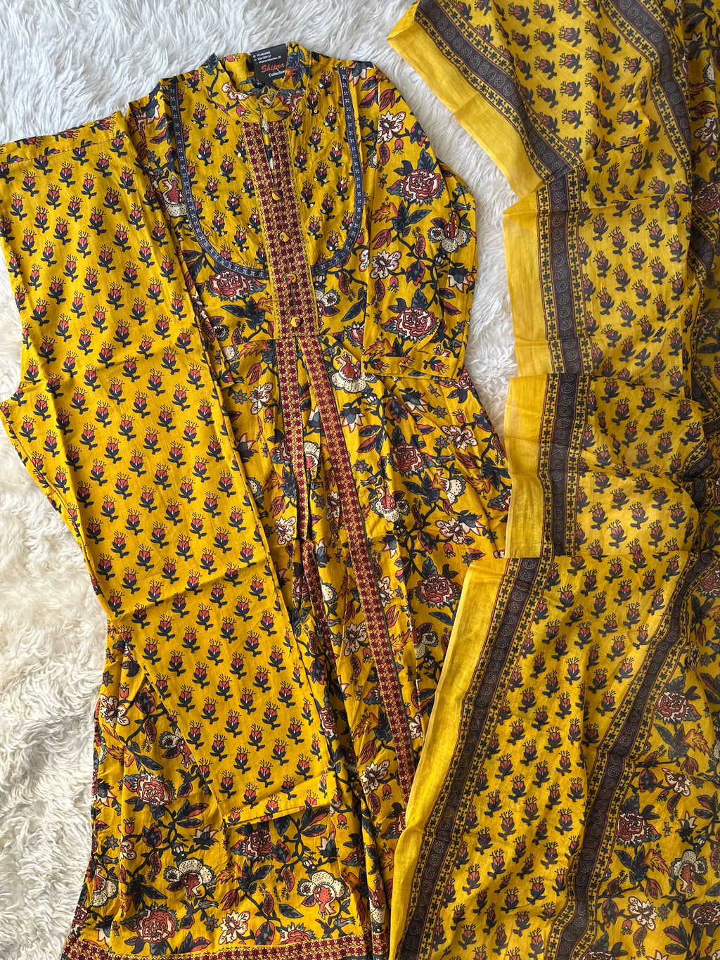 Budget Friendly FLARE Kurti Pant Dupatta Set