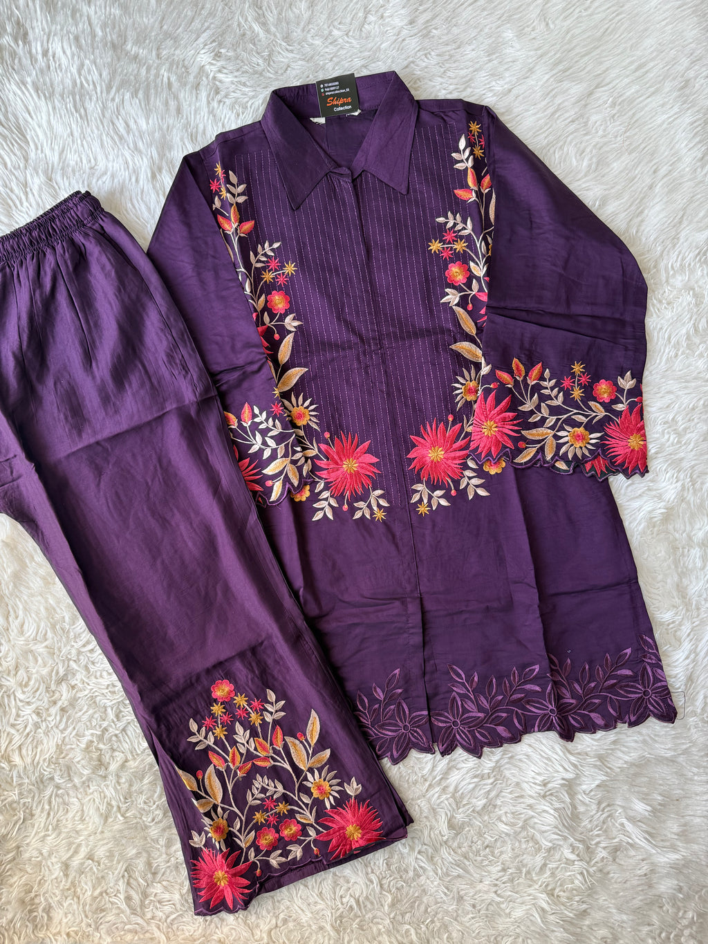 Pure Crepe Silk Co-ord Set