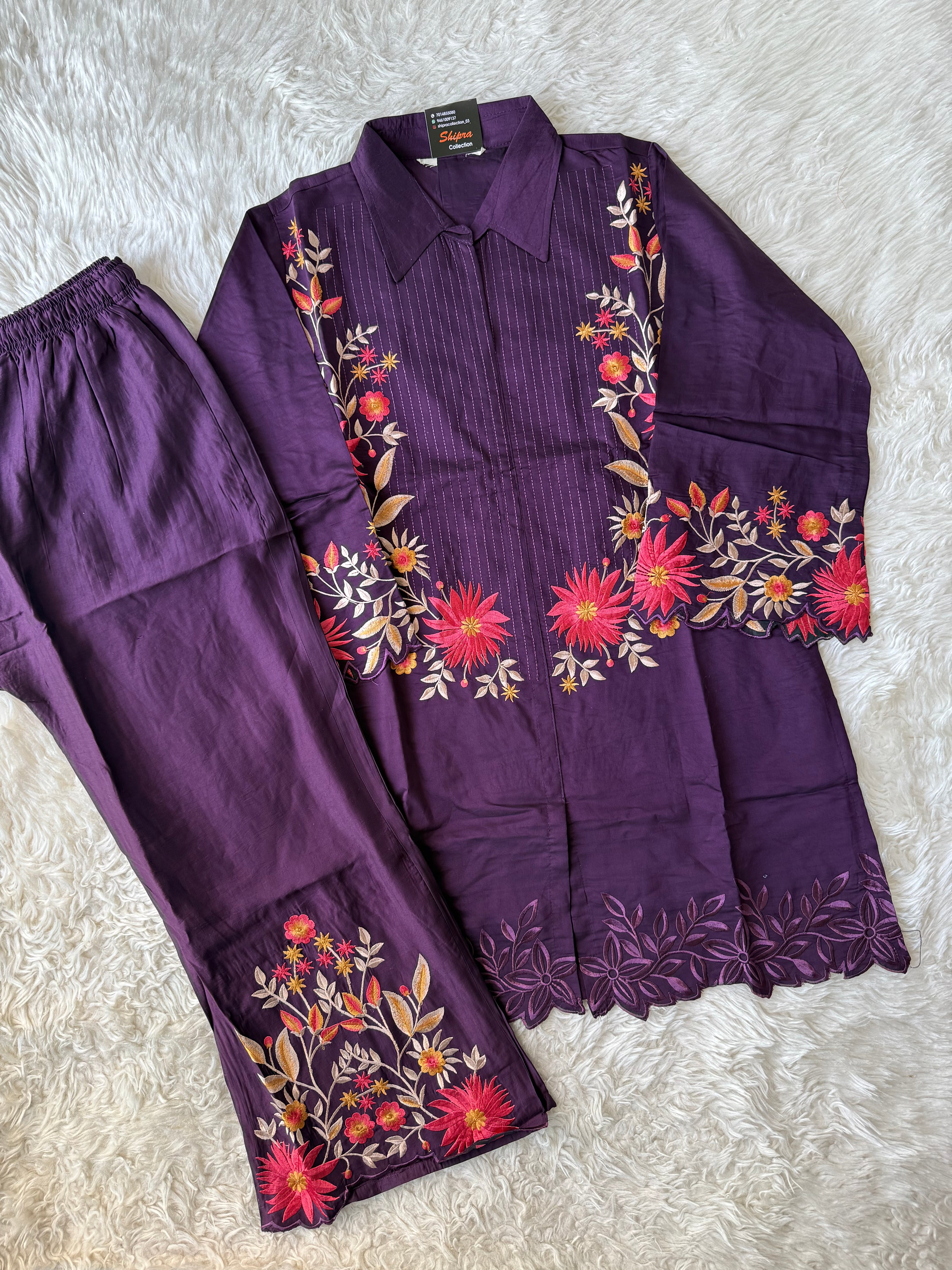 Pure Crepe Silk Co-ord Set