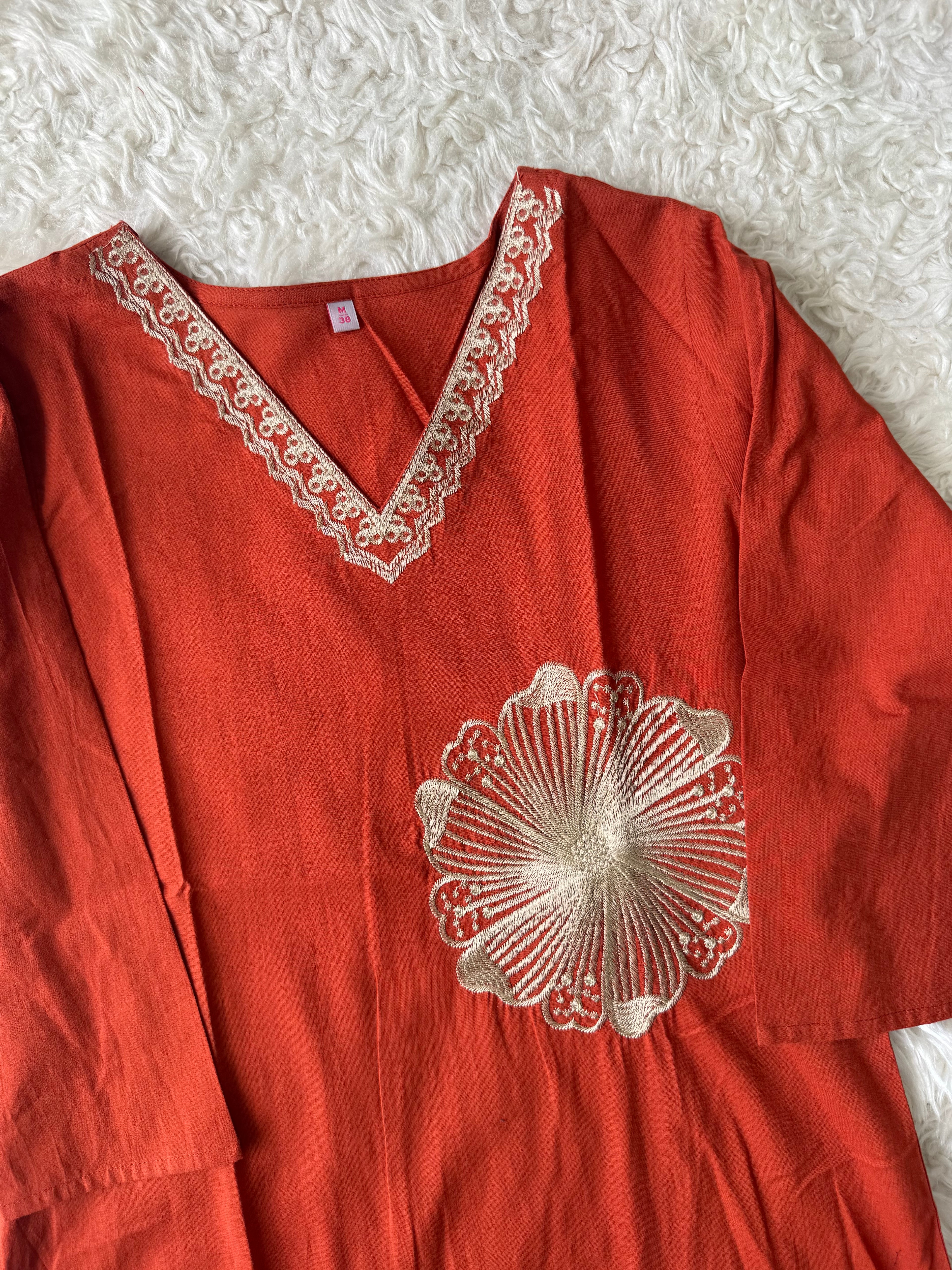 Premium Cotton Kurti Pant Set