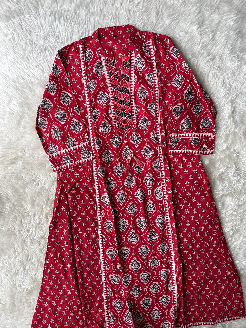 Cotton FLARE Kurti Pant Set