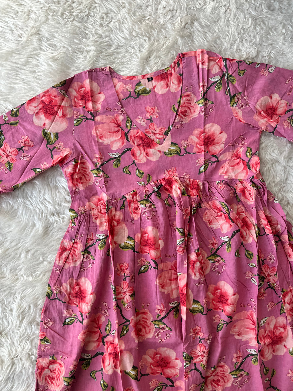 Premium Cotton Alia Pattern Short Kurti