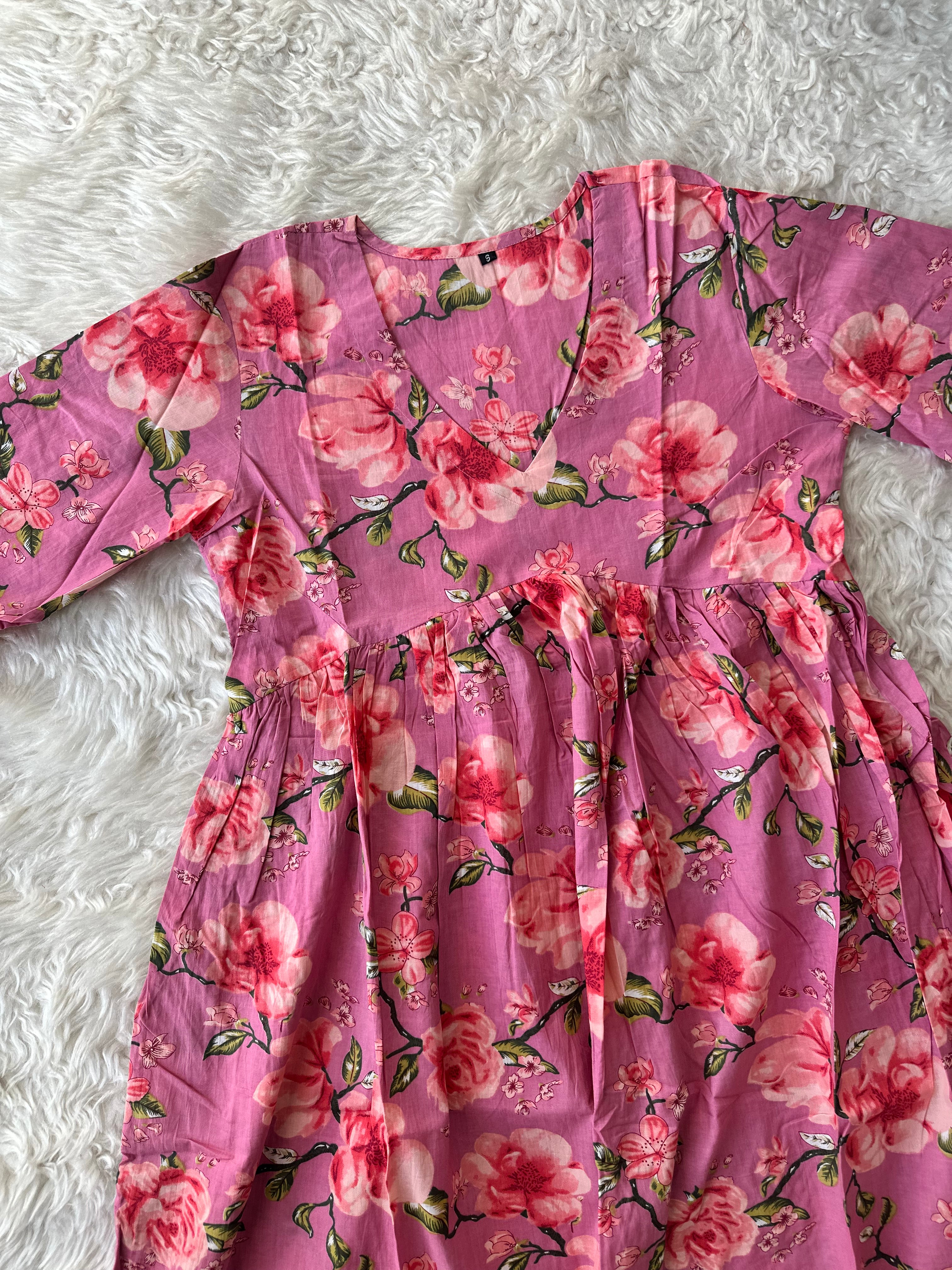 Premium Cotton Alia Pattern Short Kurti