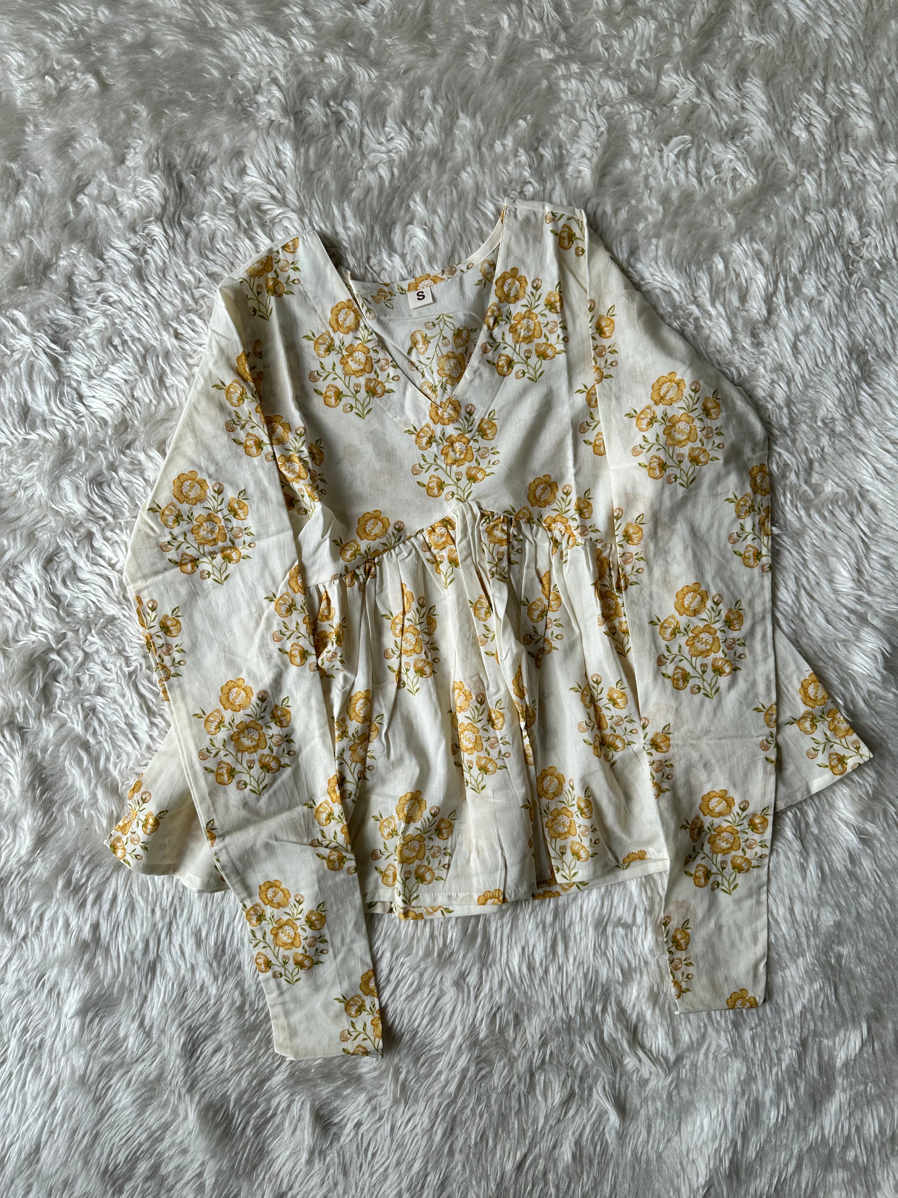 Premium Cotton Peplum Kurti