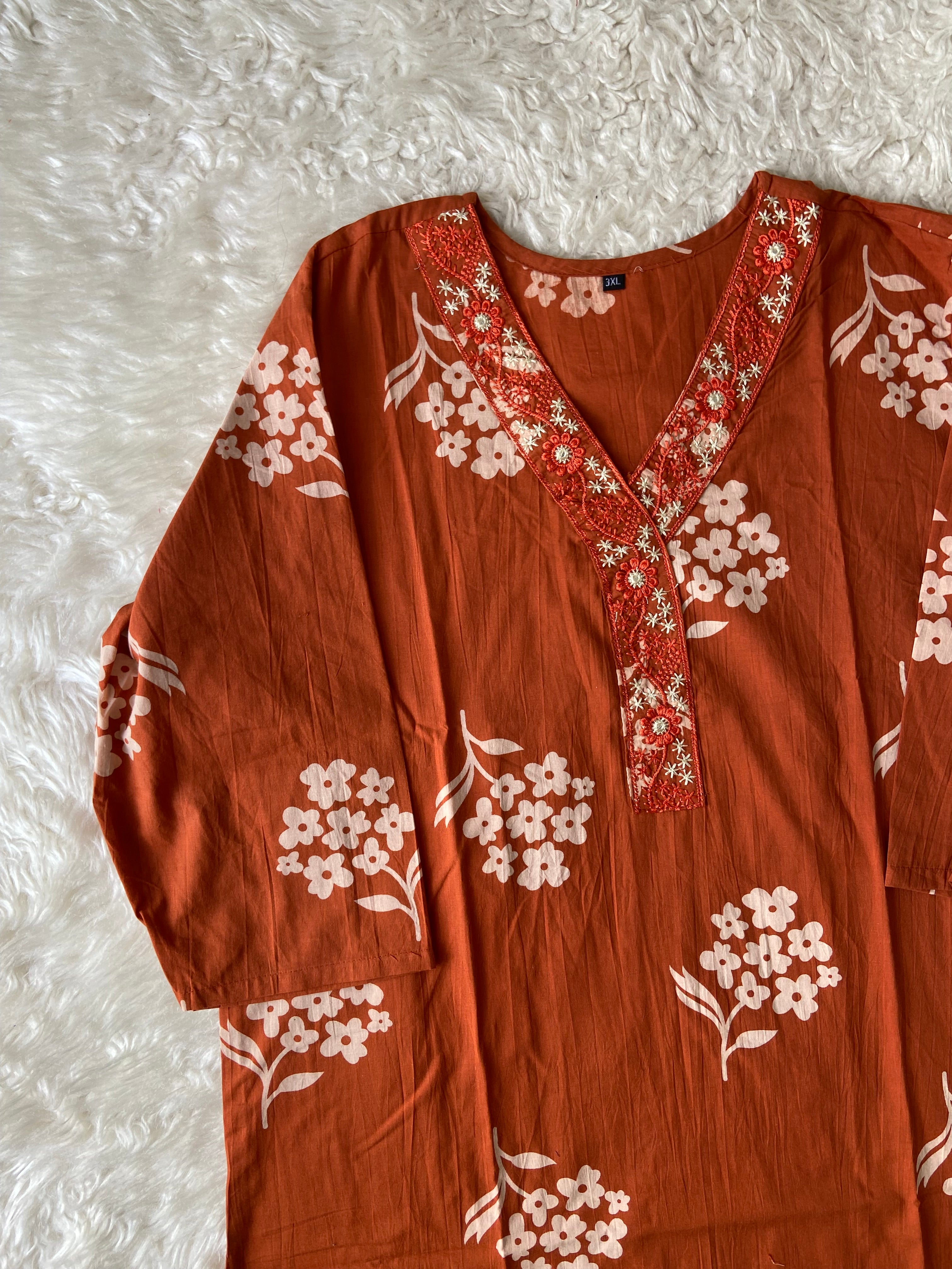 Budget Friendly Kurti Pant Dupatta Set