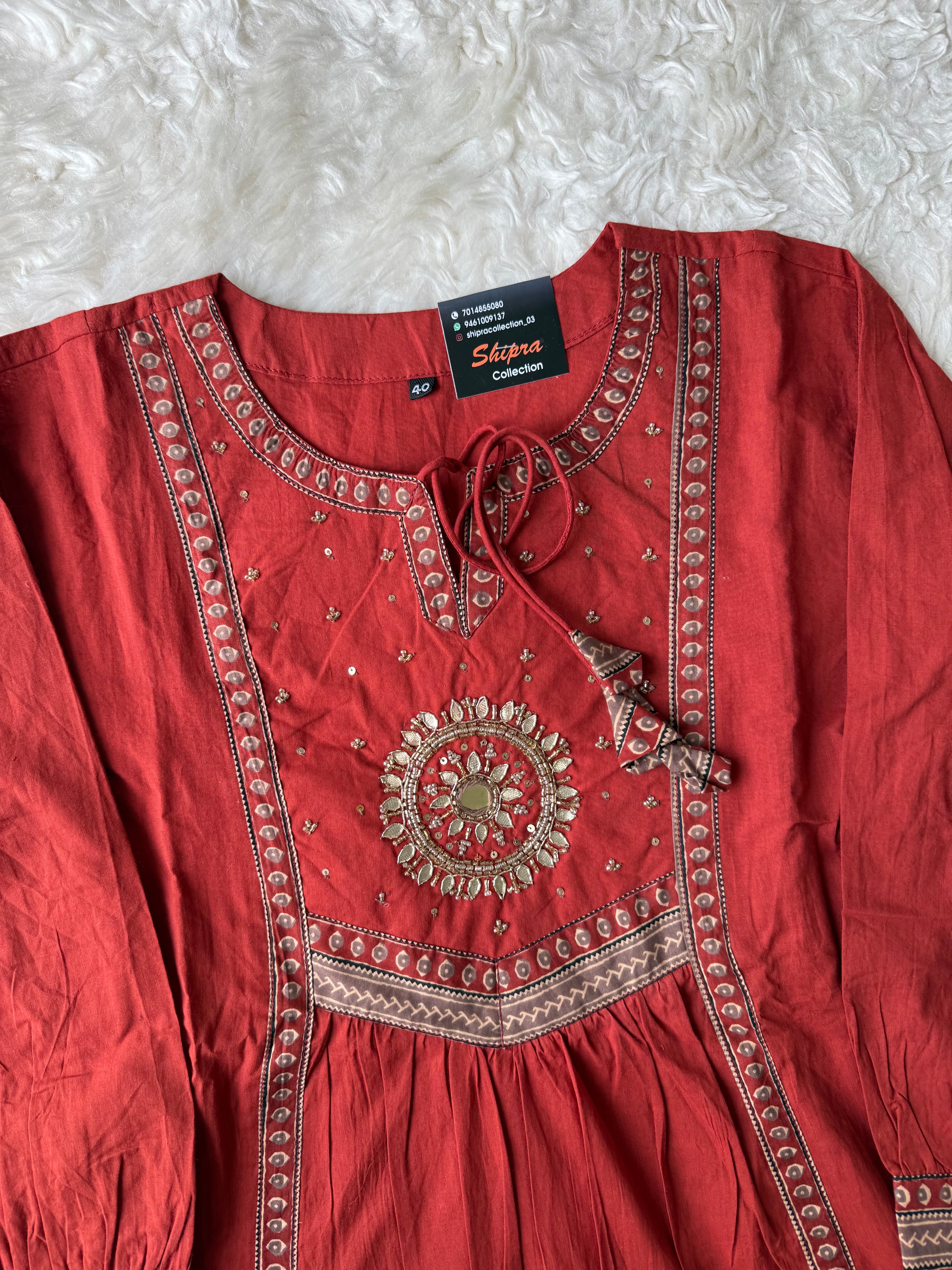 Premium Cotton Kurti Pant Dupatta Set