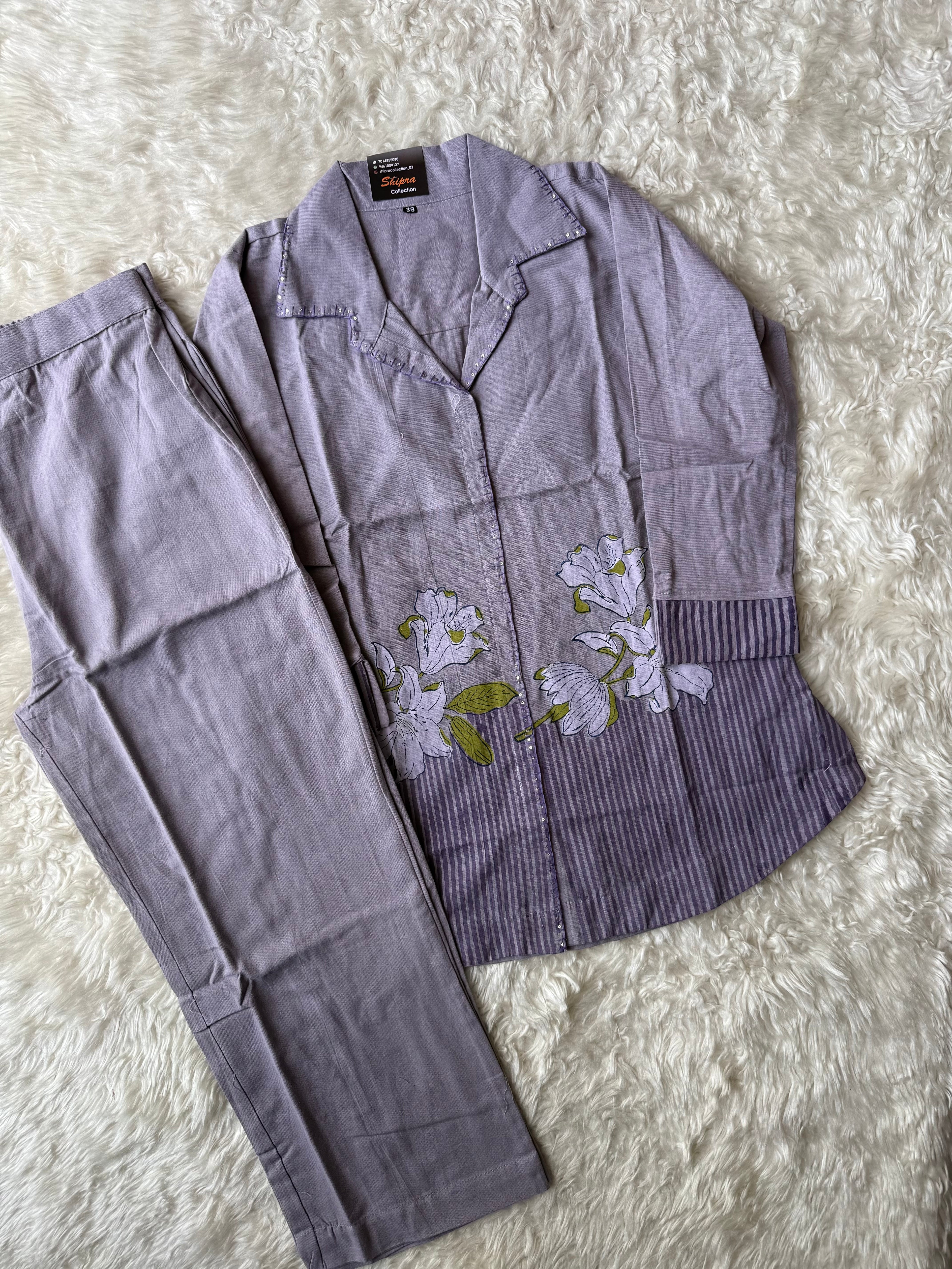 Soft Khadi Cotton Co-ord Set