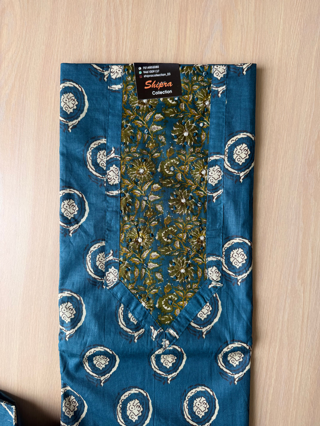 Premium Cotton Unstitched Set