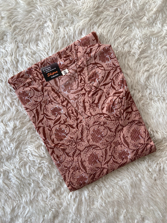 Premium Cotton Alia Pattern kurti
