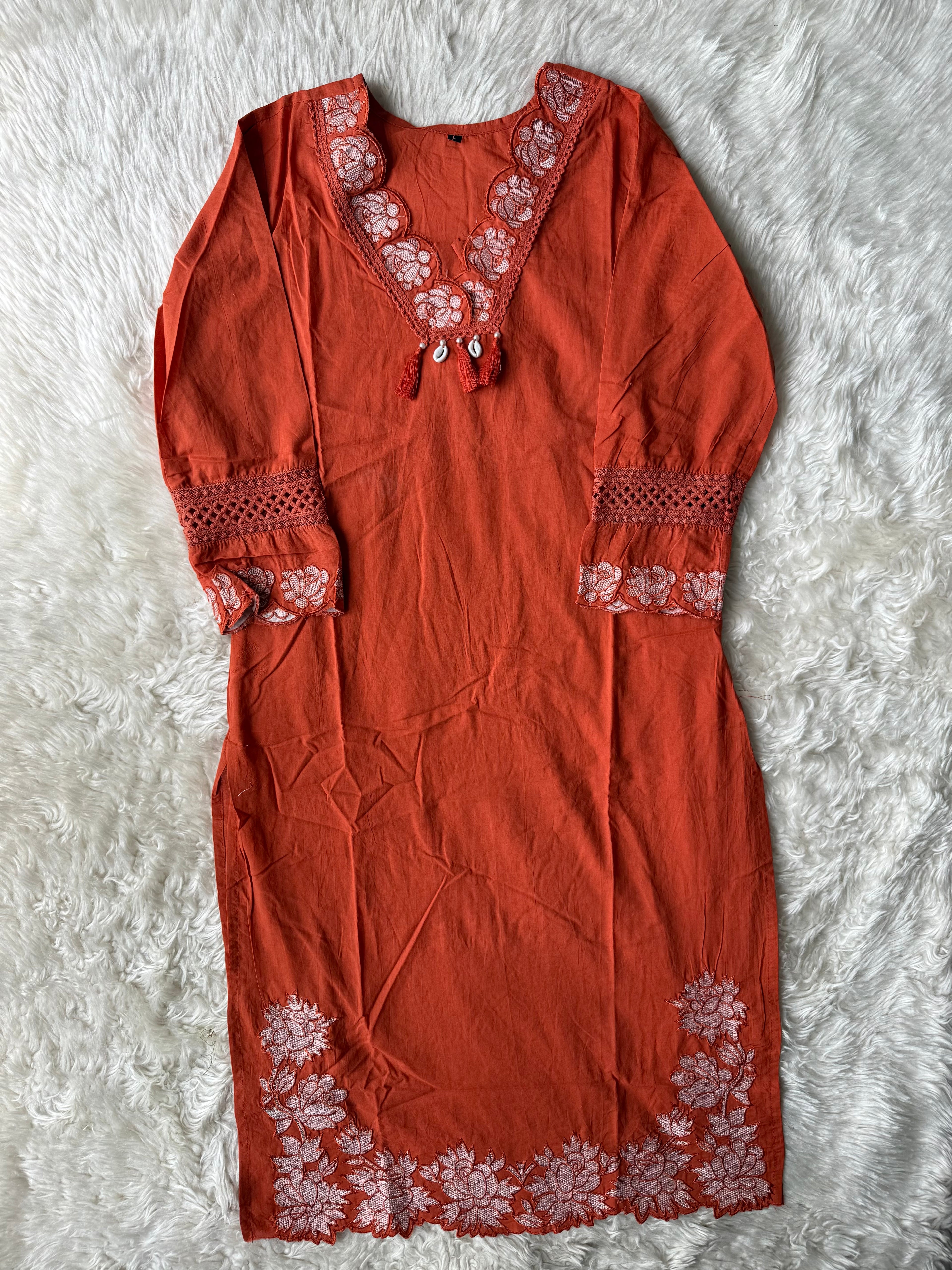 Cotton Kurti Pant Set