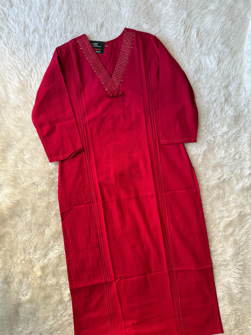 Premium Khadi Cotton Kurti Pant Set
