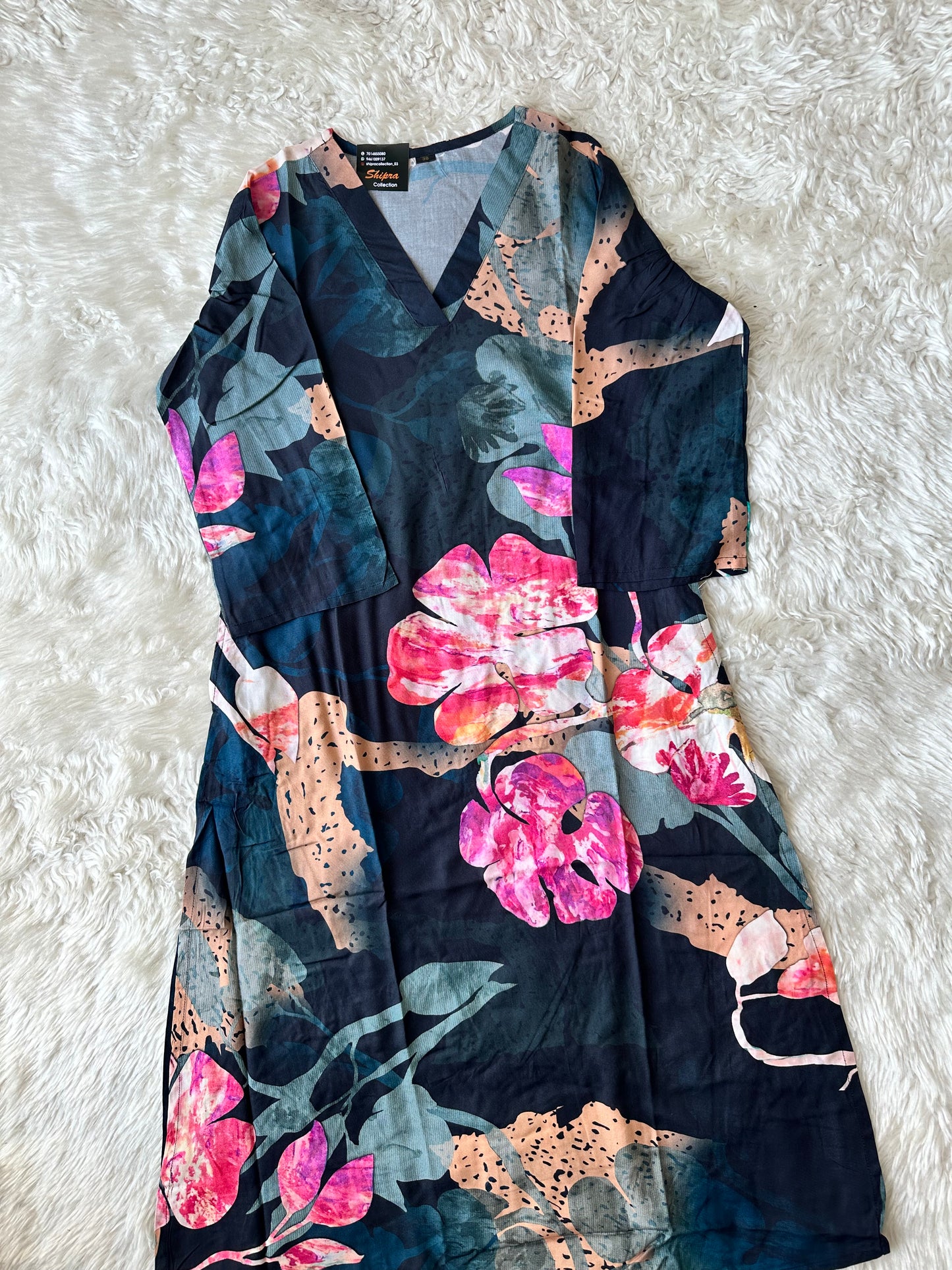 Makhan Fabric feel💕 Kurti Plazo Set