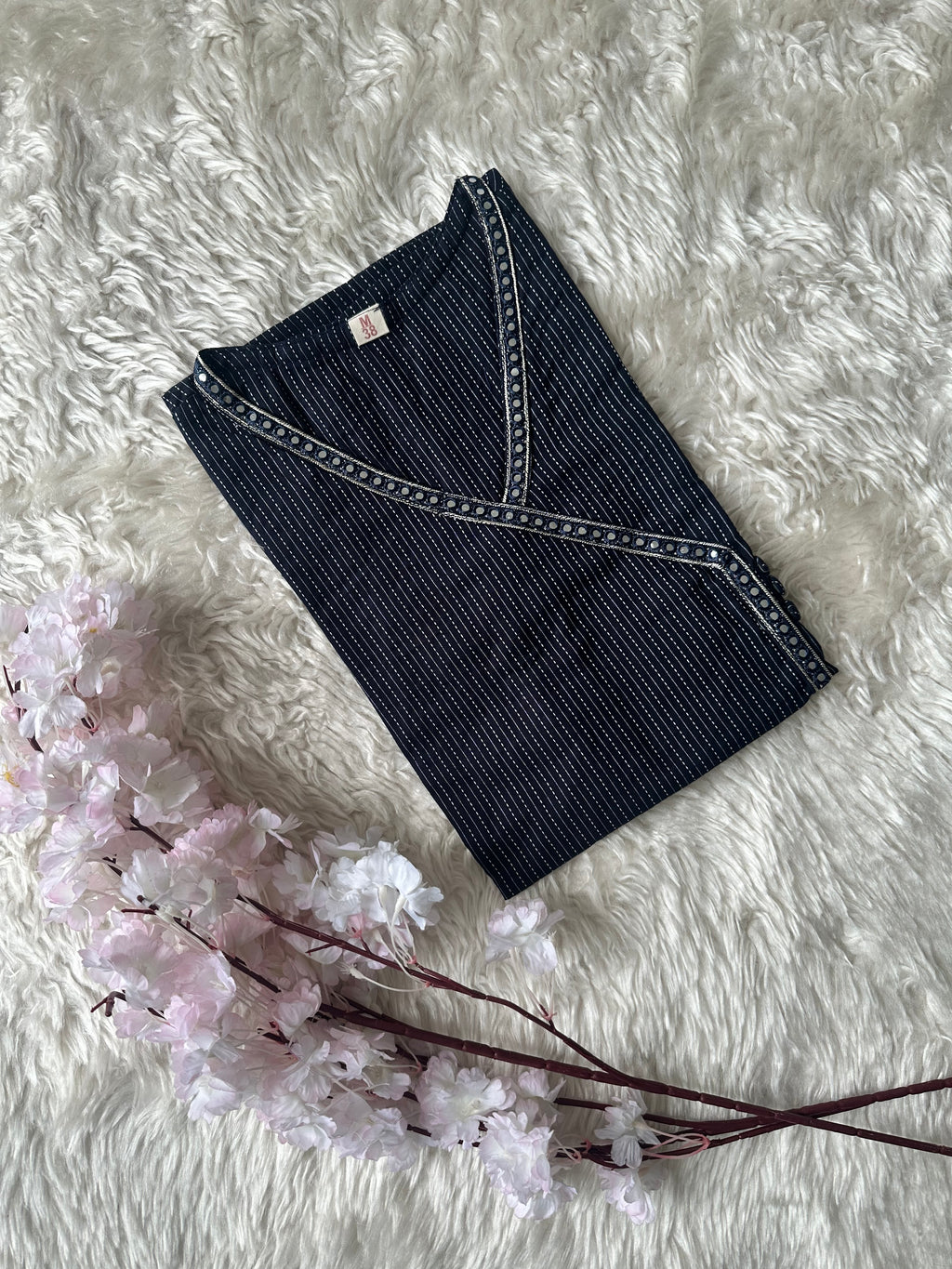 Pure Cotton Katha Details Short Kurti