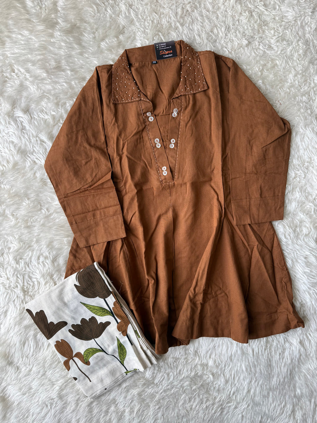 Soft Khadi Cotton Co-ord Set