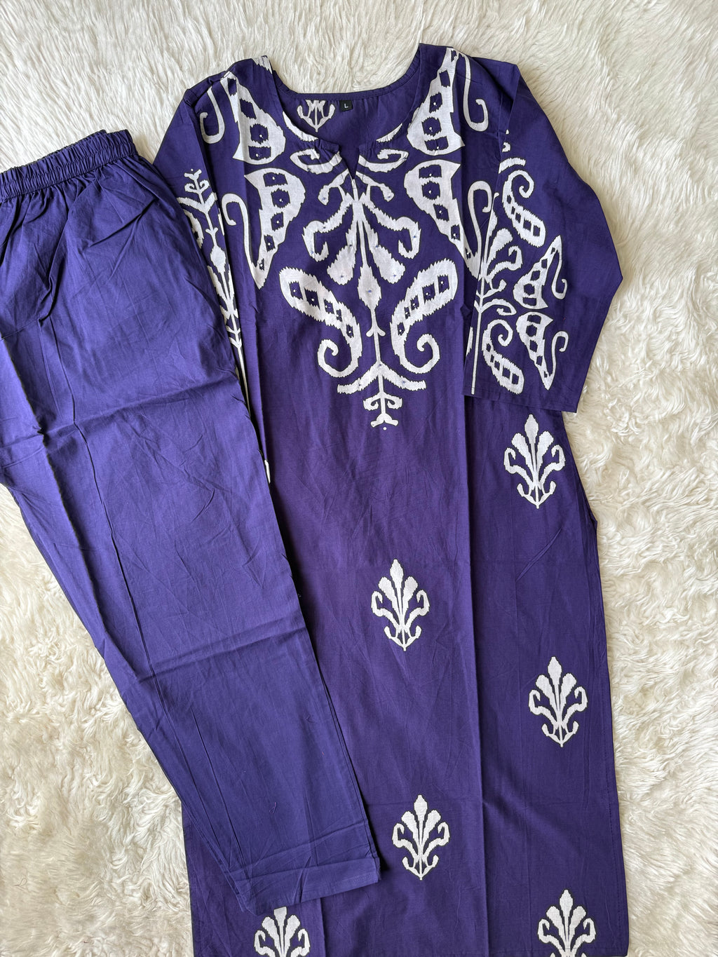 Cotton Kurti Pant Set