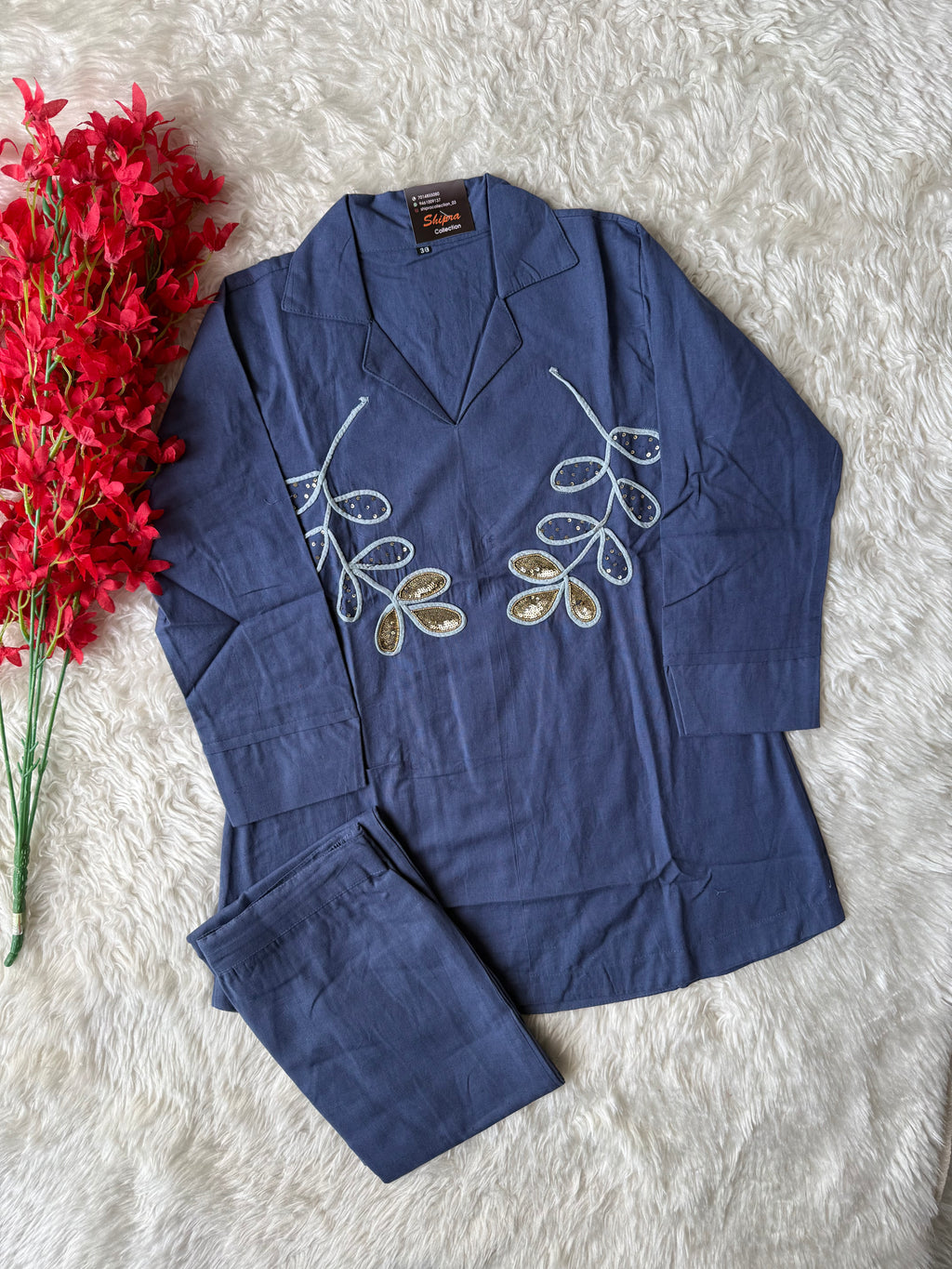 Soft Khadi Cotton Co-ord Set