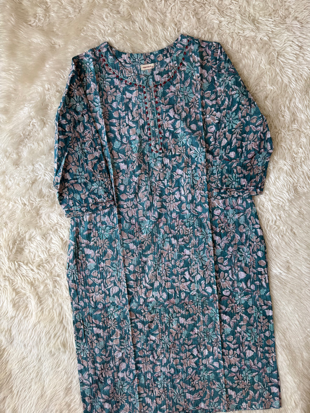 Premium Cotton Handblock Kurti