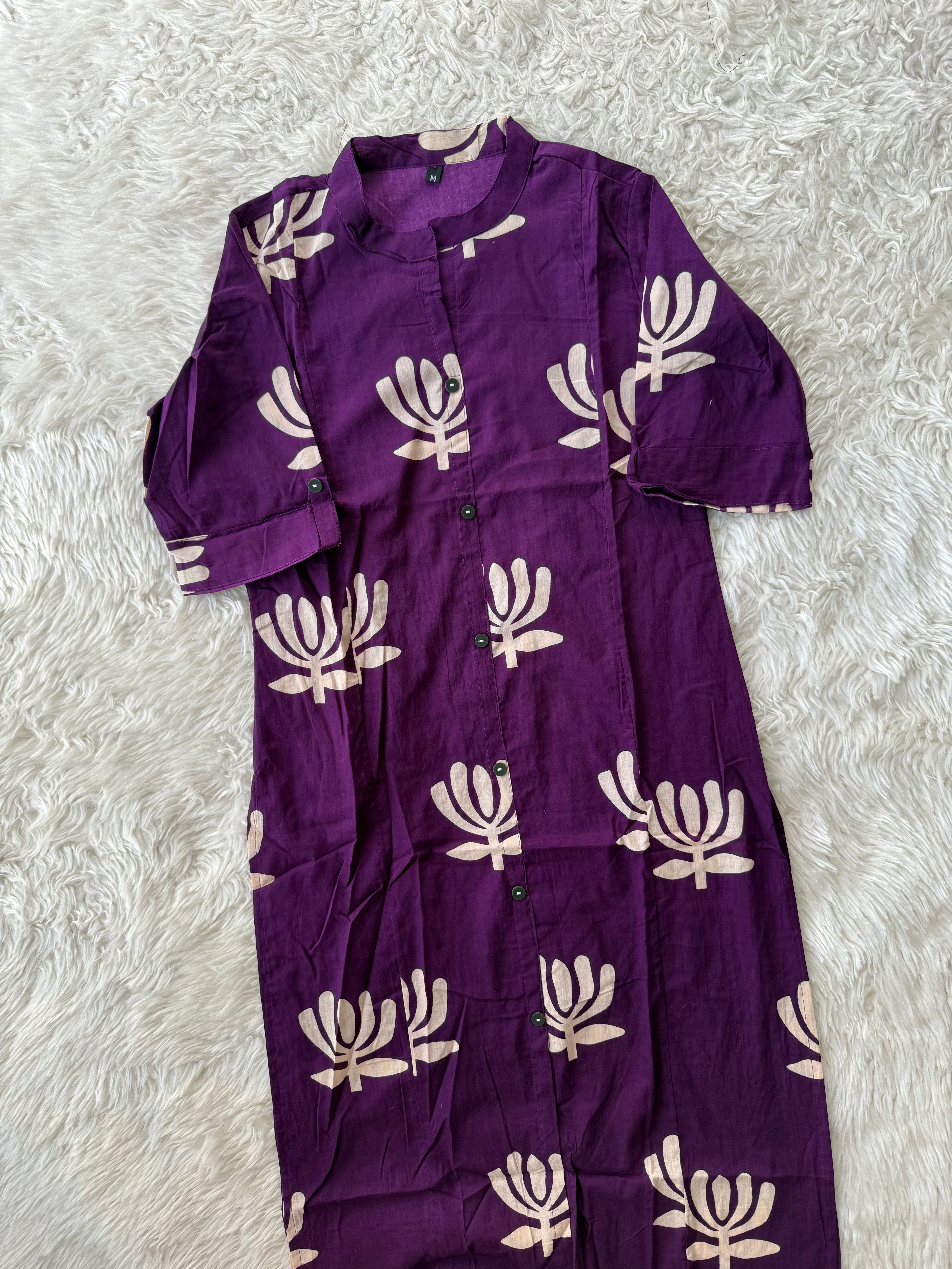 Cotton Kurti Pant Set