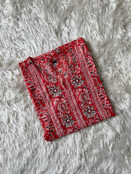 Pure Cotton Kurti