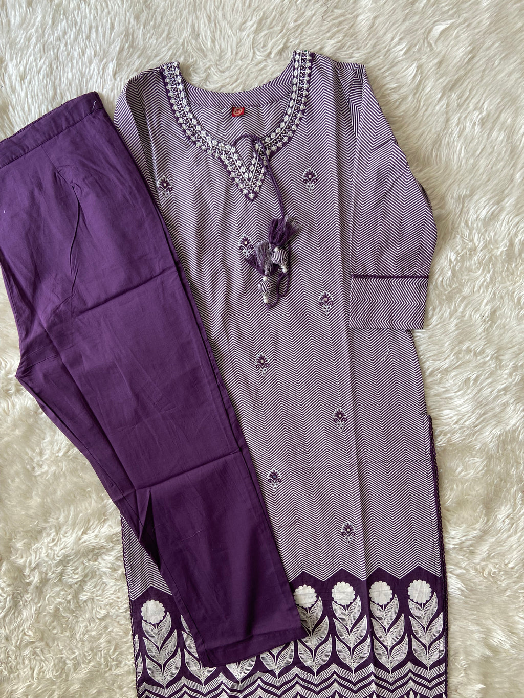 Pure Cotton Kurti Pant Set