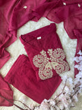 Premium Cotton Kurti Pant Dupatta Set