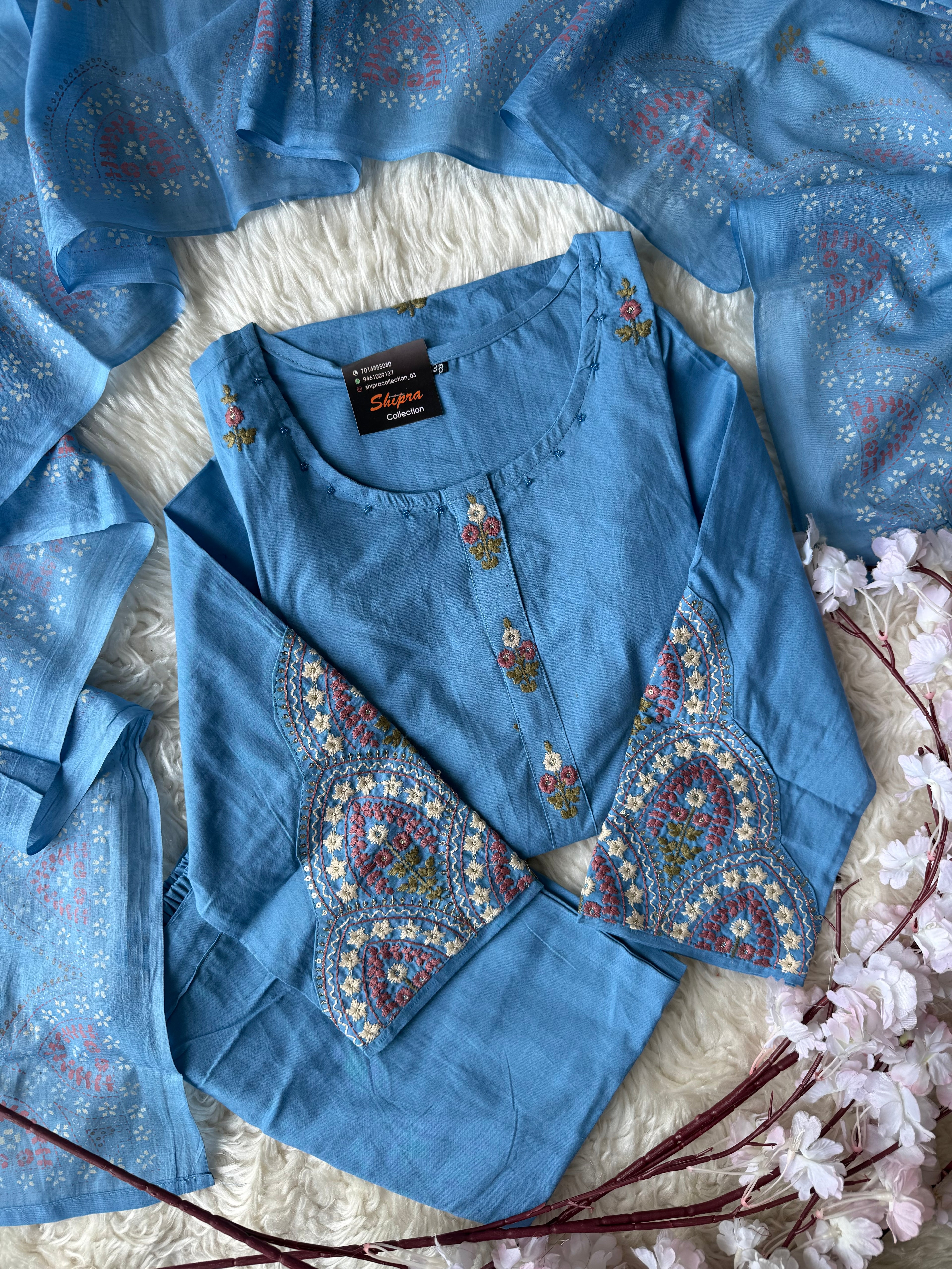 Premium Cotton Thread Work Collection