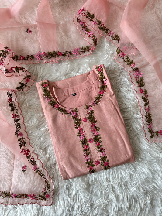 Dola Silk Kurti Dupatta Set