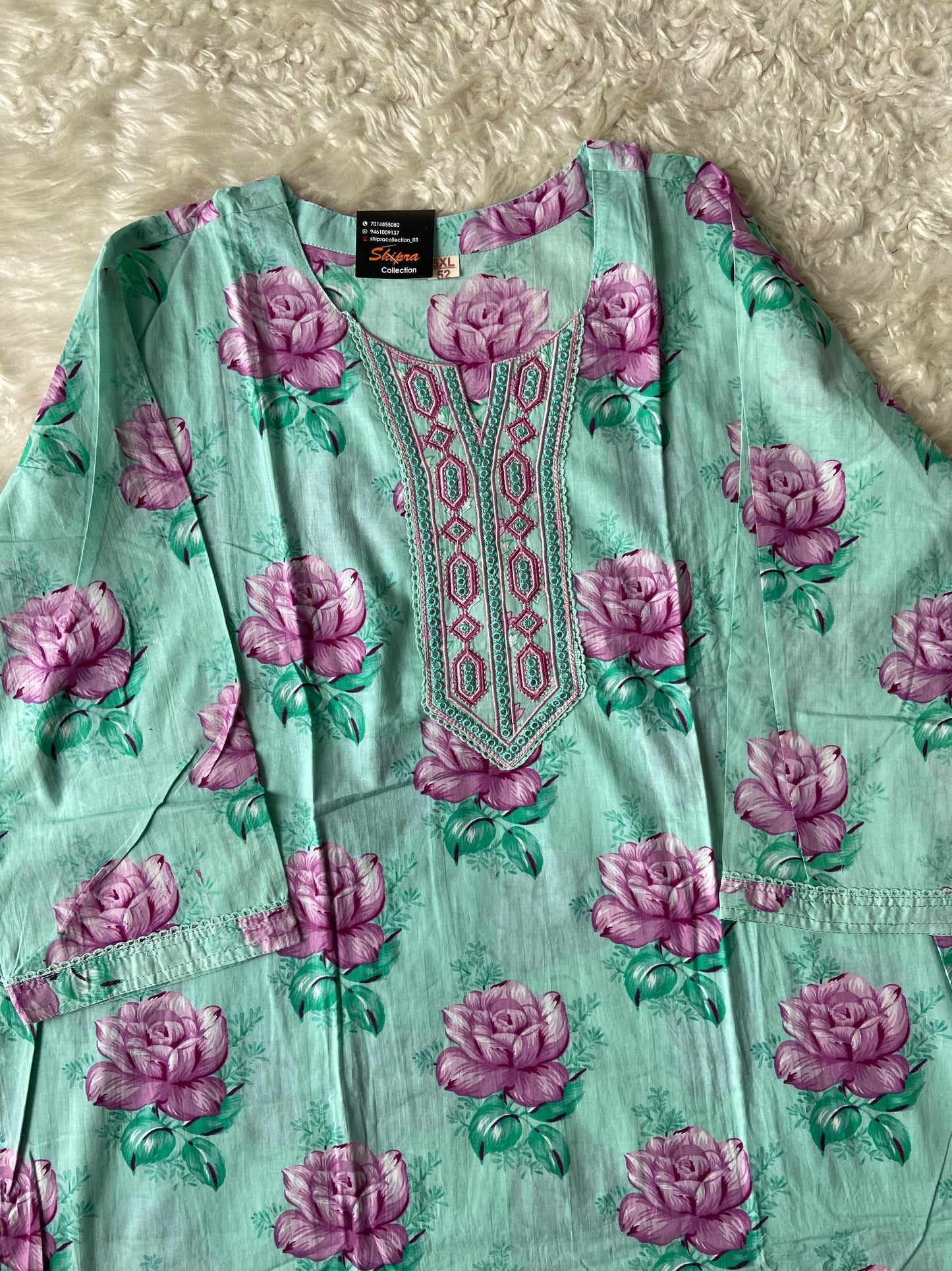 Premium Cotton Kurti Pant Dupatta Set