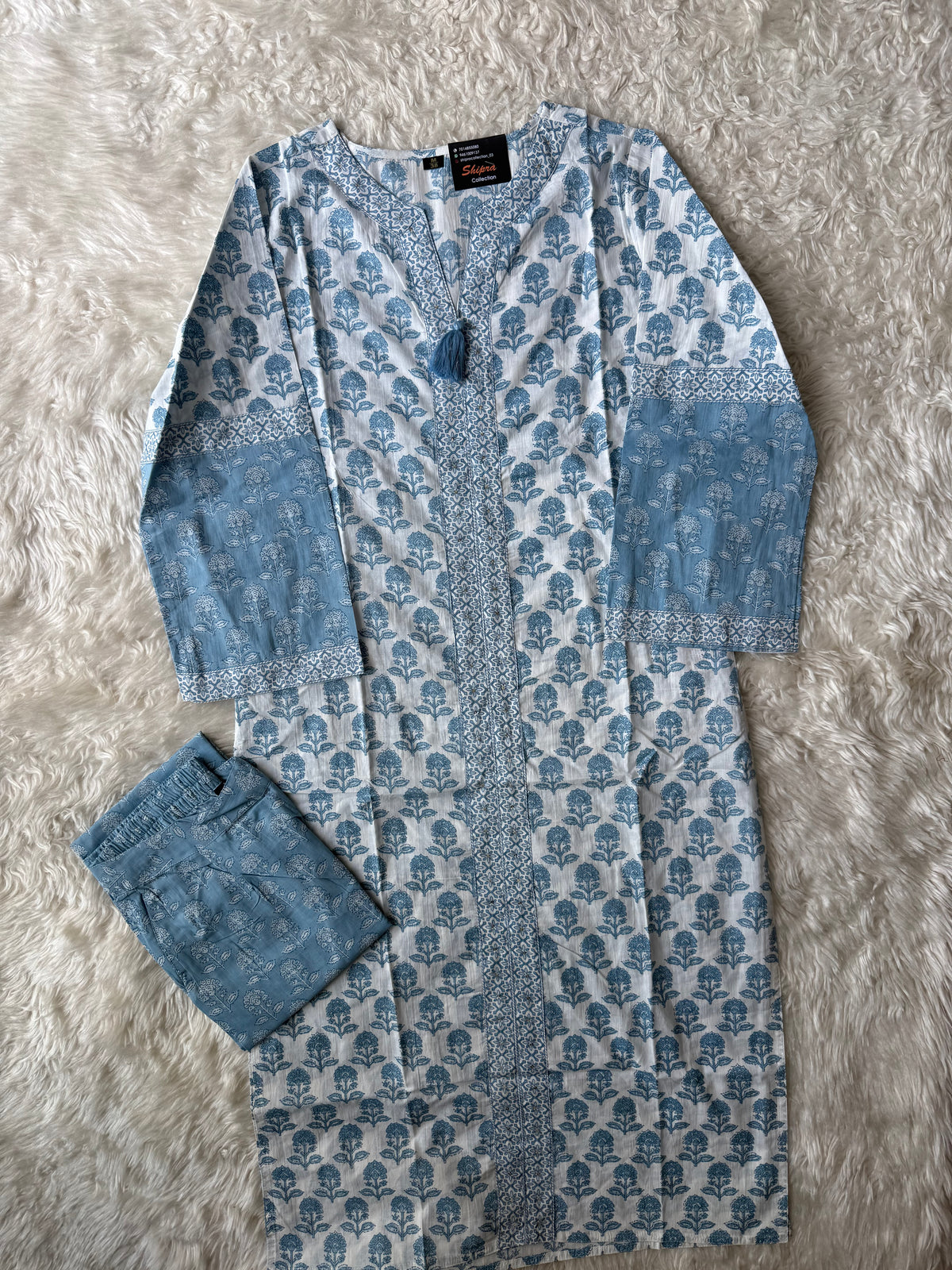 Premium Cotton Kurti Pant Set