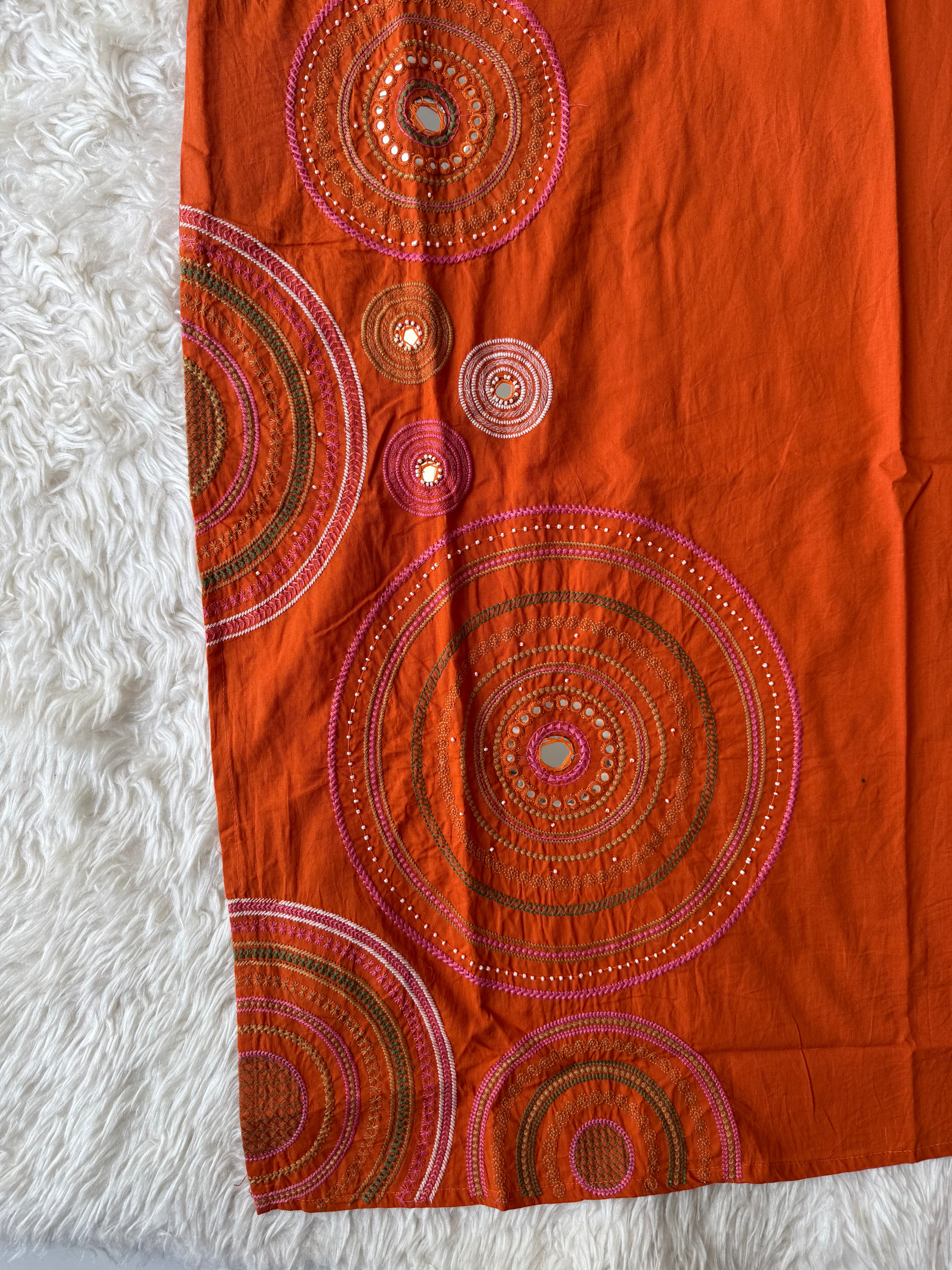 Pure Cotton Kurti Pant Cotton Dupatta Set