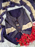 Pure Cotton Kurti Plazo Dupatta Set