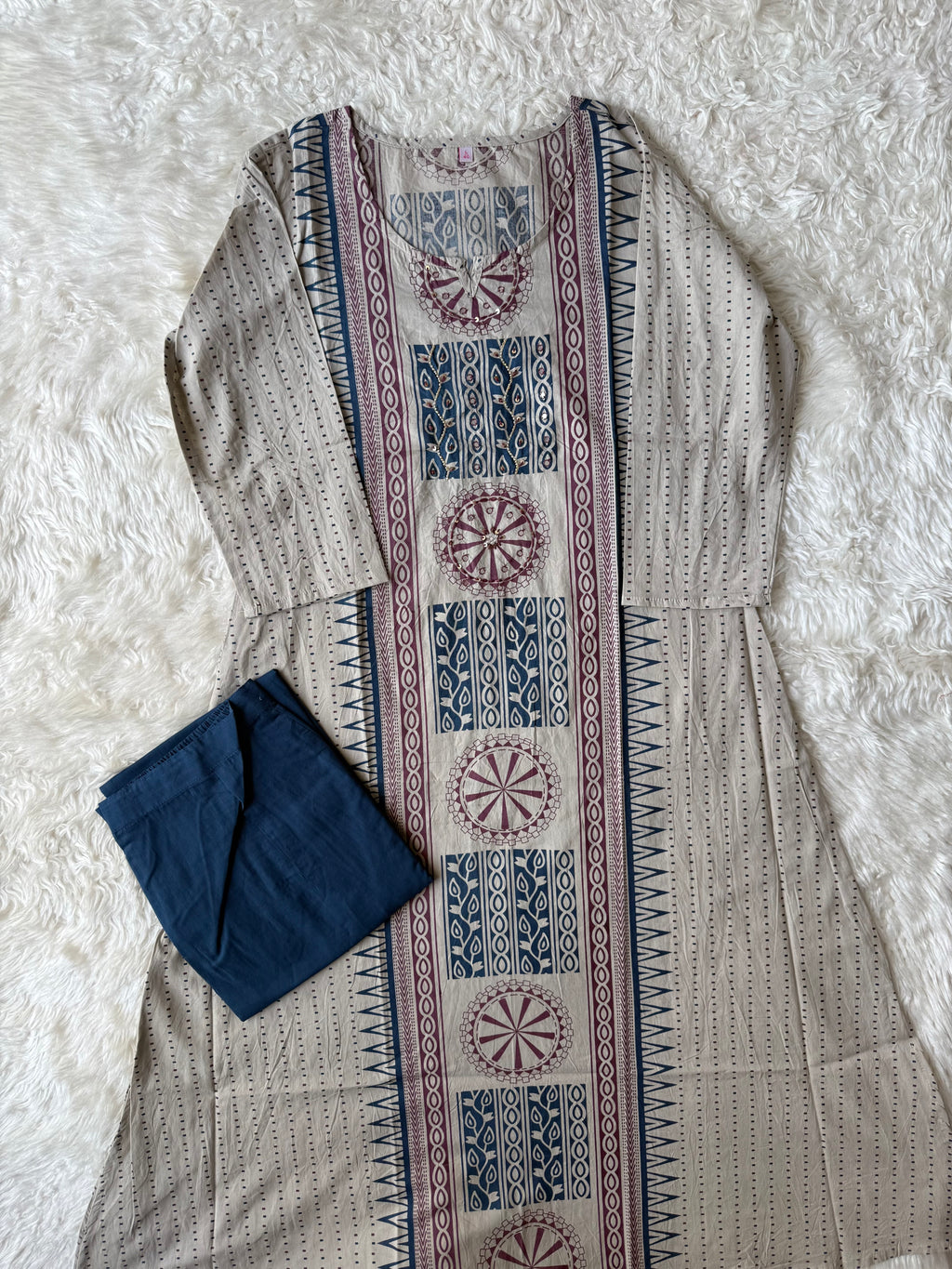 Pure Cotton Kurti Pant Set