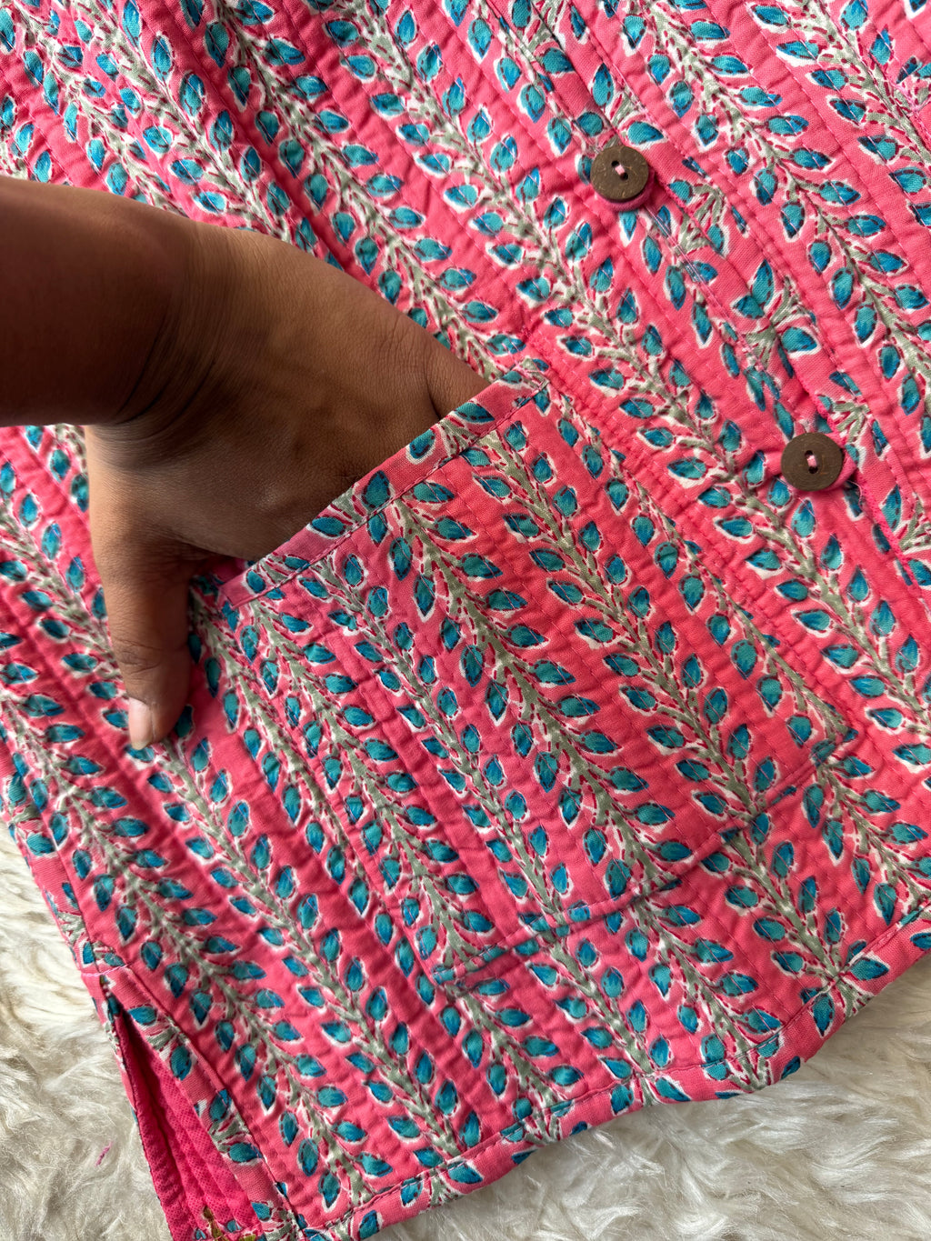 Reversible Quilted Sleevesless Jacket