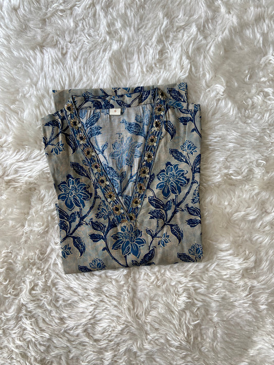 Pure Muslin Silk kurti