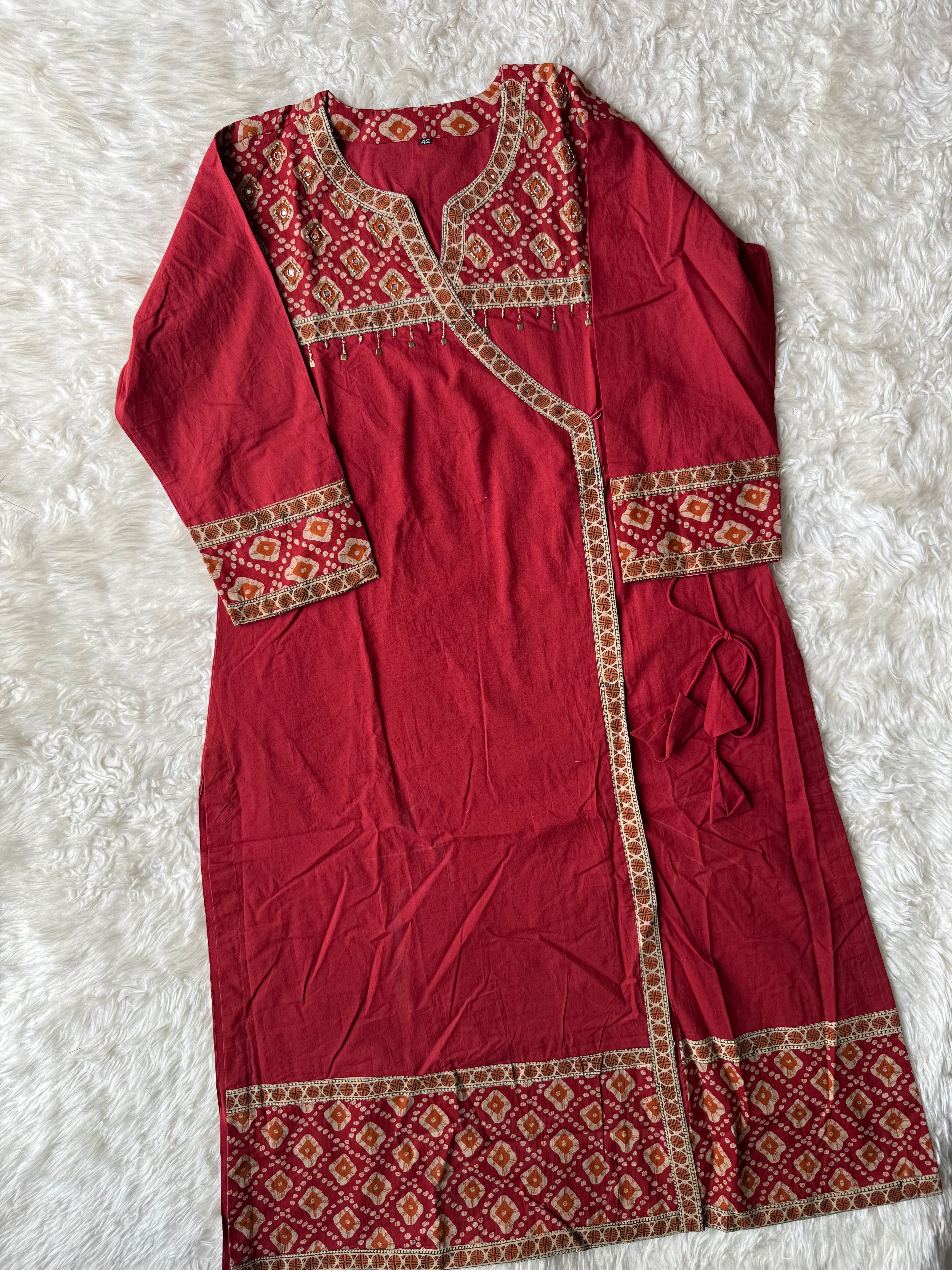 Premium Cotton Kurti Pant Dupatta Set
