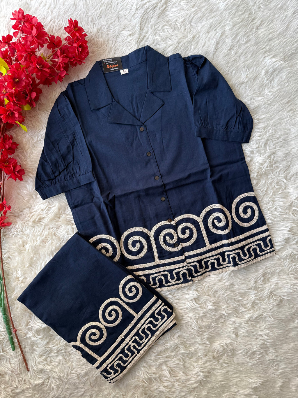 Soft Khadi Cotton Co-ord Set