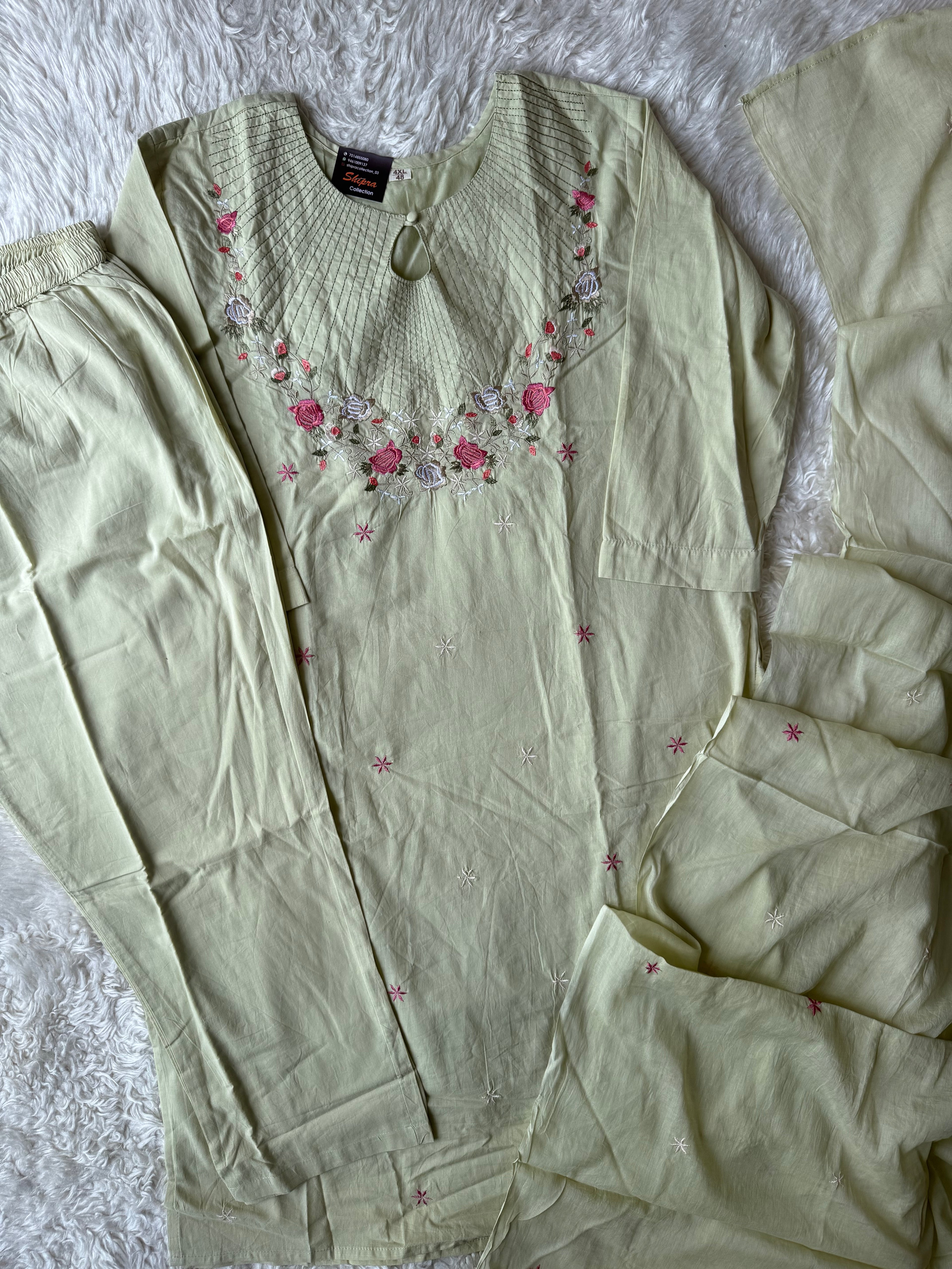 Premium Mul Cotton Thread Work Collection