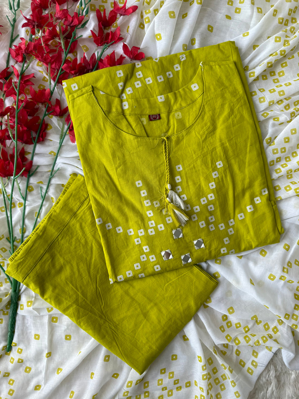Budget Friendly Kurti Pant Dupatta Set