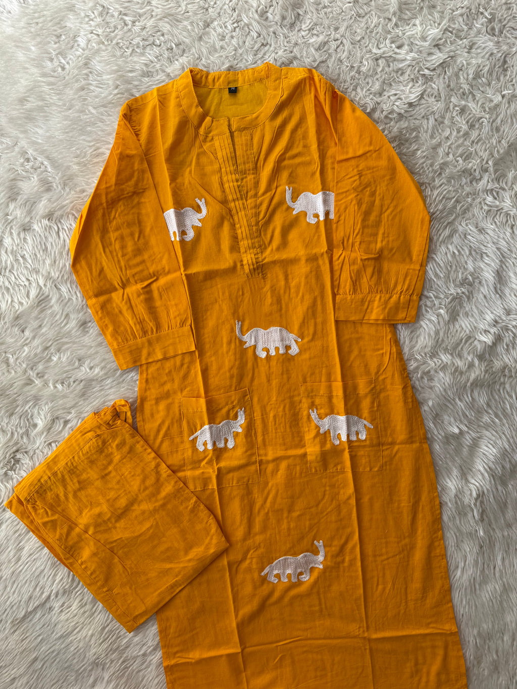 Cotton Kurti Pant Set