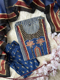 Pure Cotton Kurti Pant Dupatta Set