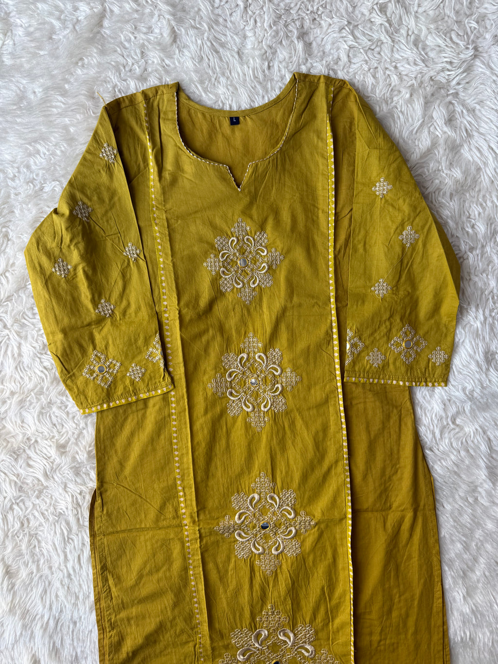 Cotton Kurti Pant Set