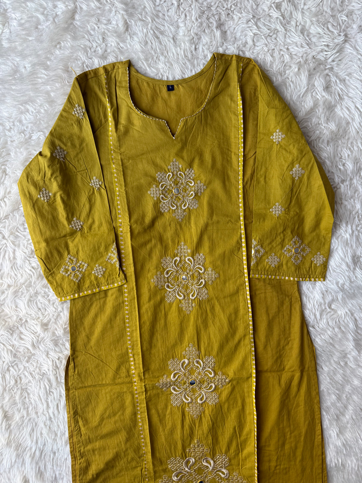 Cotton Kurti Pant Set