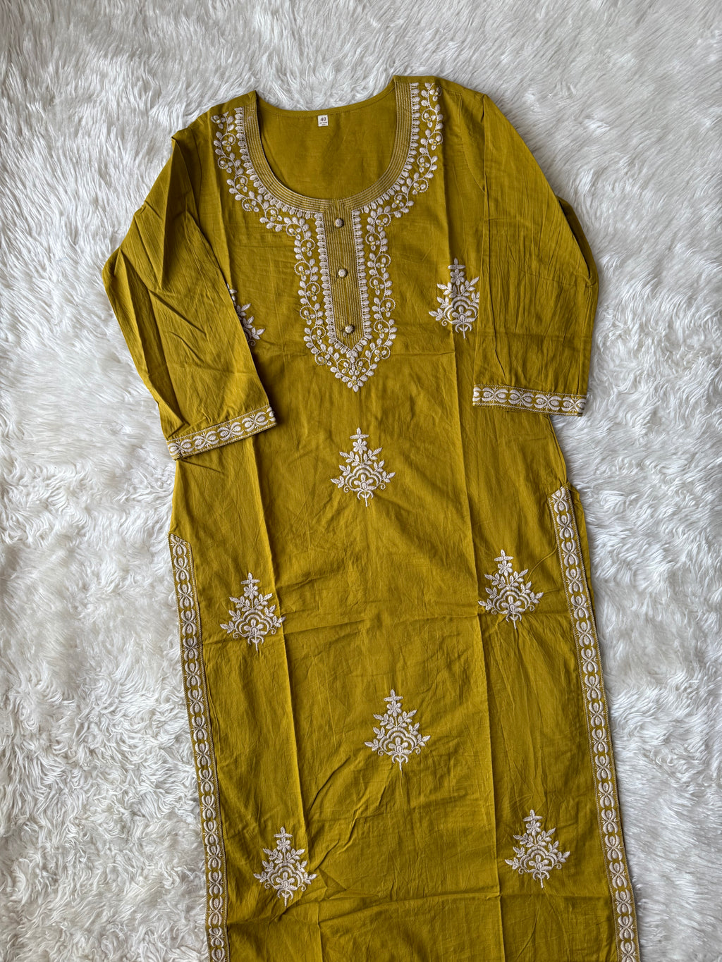 Premium Cotton Kurti Pant Dupatta Set