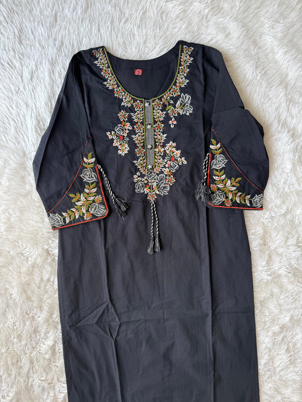 Pure Cotton Kurti Pant Dupatta Set