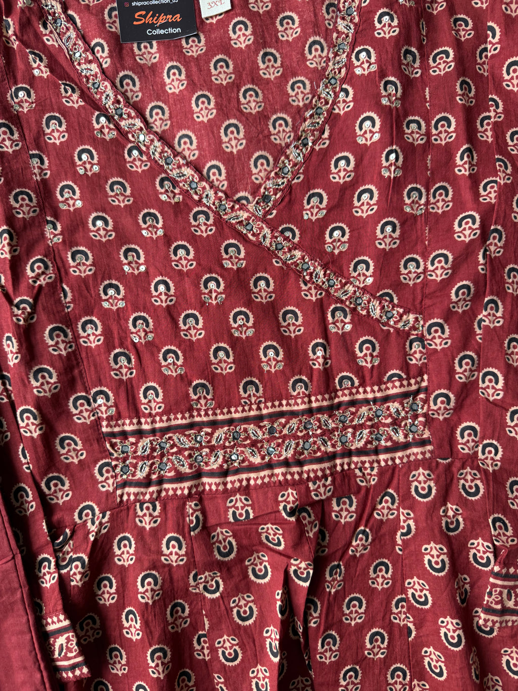 Premium Cotton FLARE Kurti Pant Dupatta Set