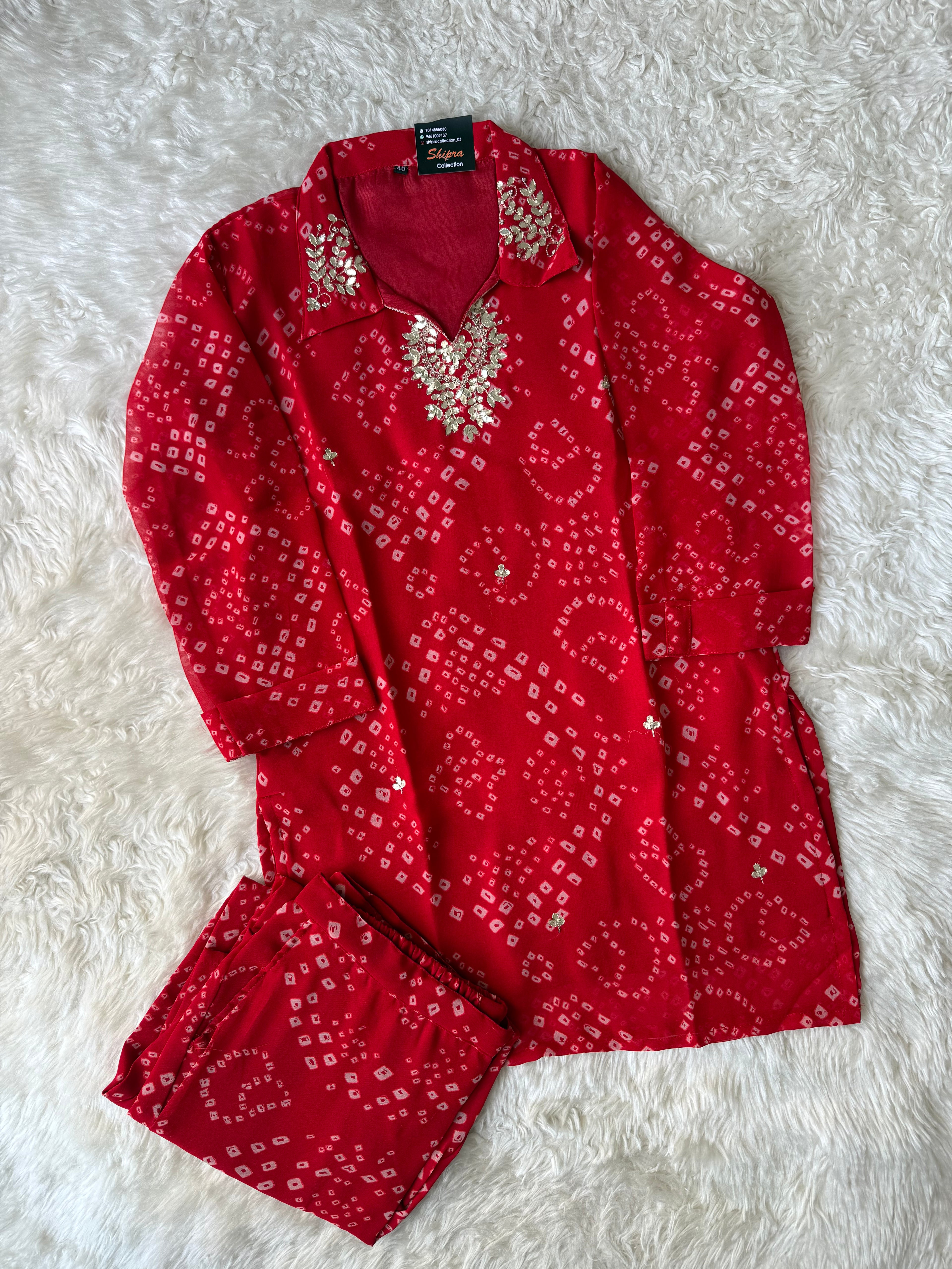 Georgette Co-ord Set